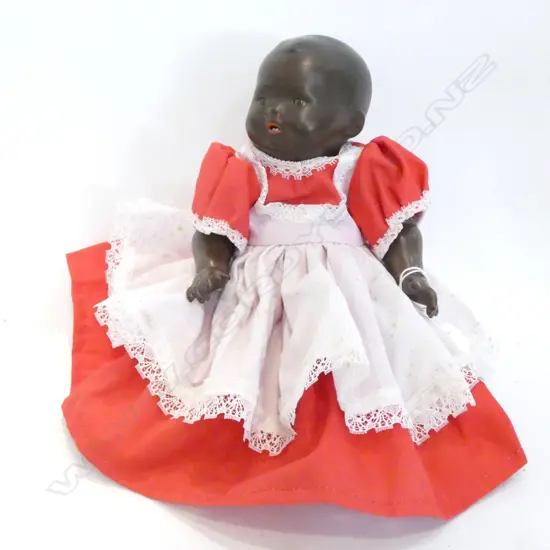 AFRO AMERICAN BABY DOLL - H. 260MM